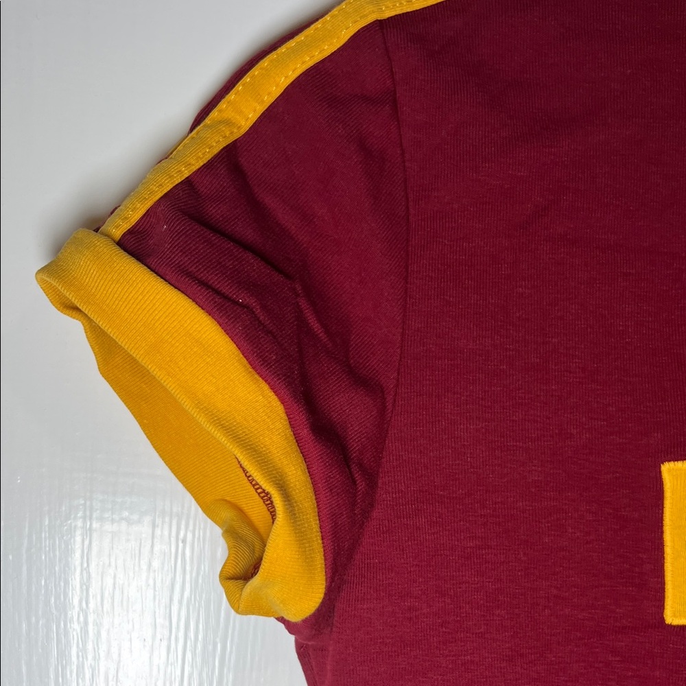 Edikted Maroon and Yellow Portugal Tee - Picture 4 of 4
